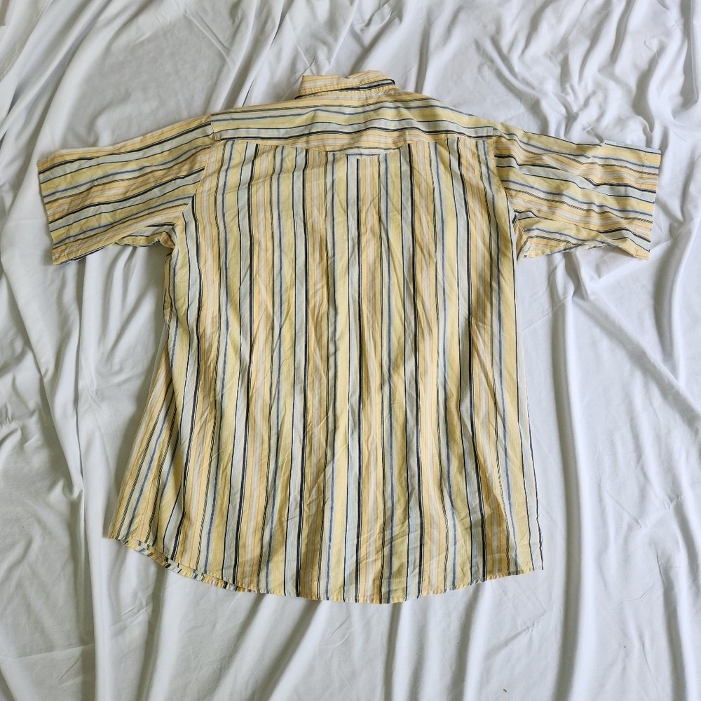 Yellow Striped Canyon Guide Short Sleeve Button Down - Picture 2 of 3